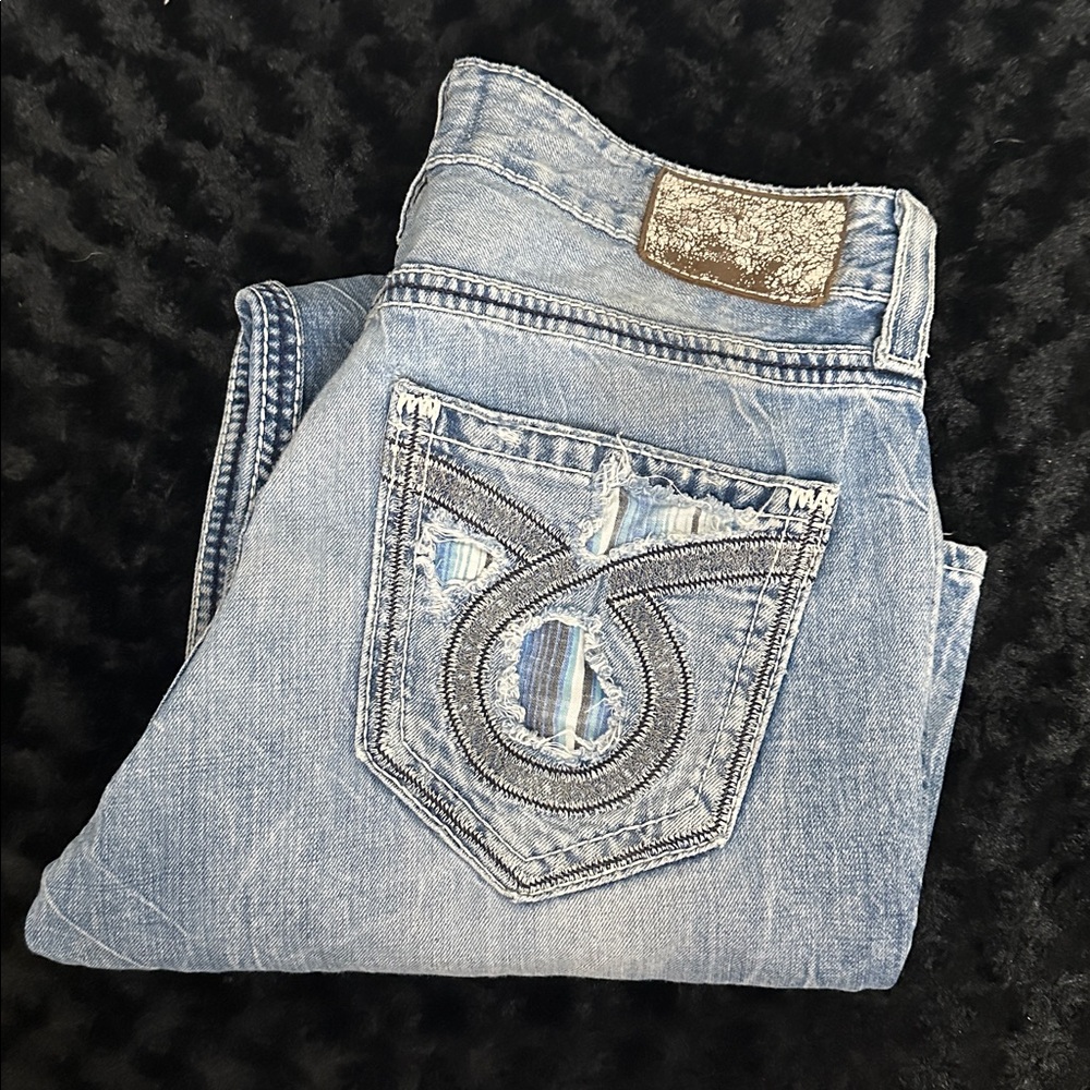 Mens Big Star patchwork jeans from The Buckle Sz 34R